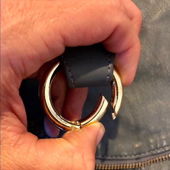 Onna Ehrlich Gray Leather Oversized Hobo Bag - Picture 5 of 5